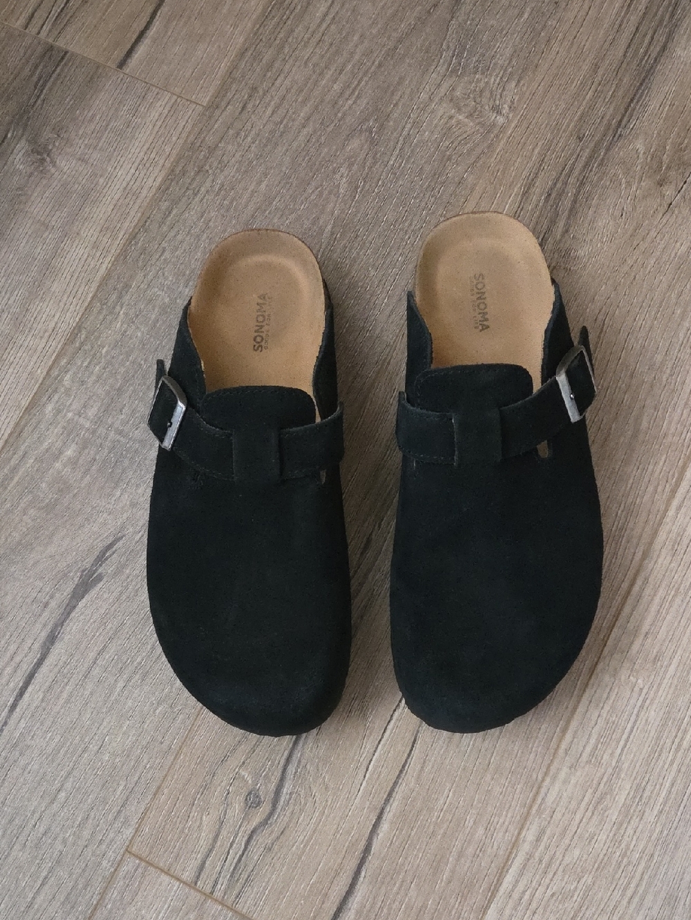 Sonoma Good For Life Waterford Black Suede Clogs - Picture 3 of 5